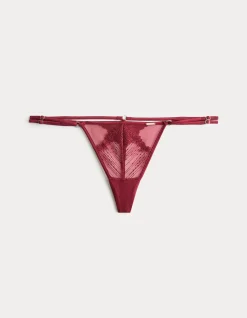 Florence Embroidery Tanga Thong
