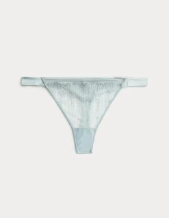 FLORENCE EMBROIDERY THONG