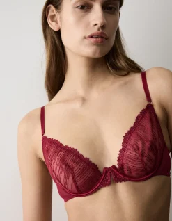 Florence Embroidery Wired Plunge Bra