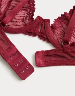 Florence Embroidery Wired Plunge Bra