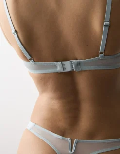 Florence Embroidery Wired Plunge Bra