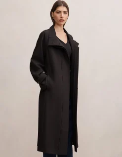 FLORENCE FUNNEL NECK TRENCH COAT