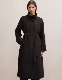 FLORENCE FUNNEL NECK TRENCH COAT