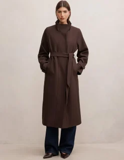 FLORENCE FUNNEL NECK TRENCH COAT