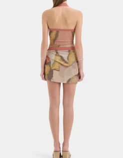Florere Halter Mini Dress