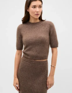 FLUFFY KNIT SLOUCH TEE