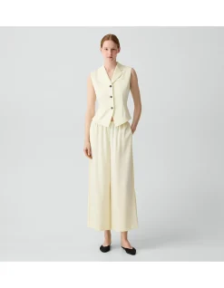 Fluid Cropped Pull-On Pant