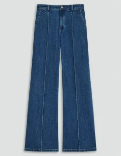 Fluid Flare High Rise Essential Denim Jeans