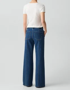 Fluid Flare High Rise Essential Denim Jeans