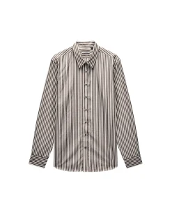 FLUID STRIPED SHIRT