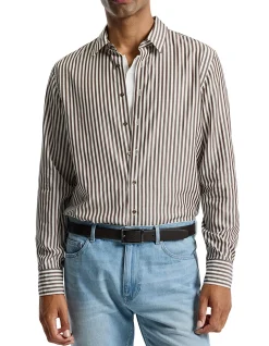 FLUID STRIPED SHIRT