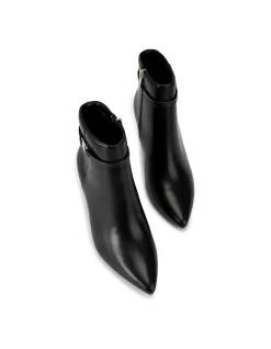 Flute Coin Leather Heel