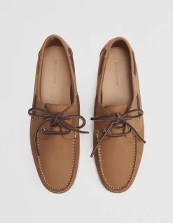Flynn Nubuck Leather Boat Shoe