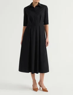 FOLDED WAIST SHIRT DRESS