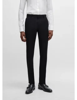 Formal Trousers in Virgin-Wool Serge