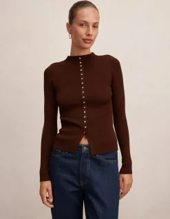FRANCIS BUTTON DETAIL TOP