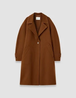 FRANCO SINGLE BUTTON CASHMERE BLEND COAT