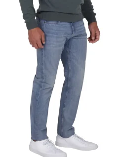Franklin Slim Mid Rise Light Blue Denim Jeans