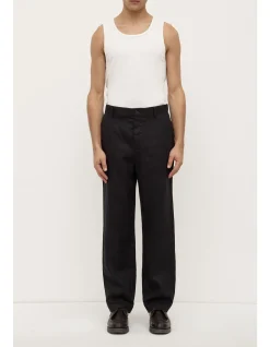Fraser Linen Pants Black