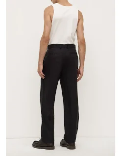 Fraser Linen Pants Black