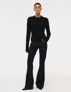Fray Crew Neck Knit