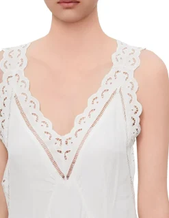 Freda Broderie Anglaise Midi Dress