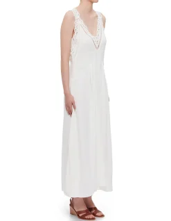 Freda Broderie Anglaise Midi Dress