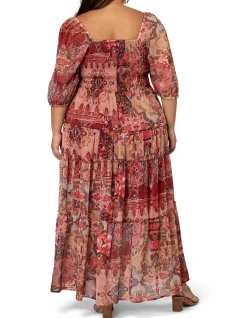 Free Spirit Maxi Dress With Lace Detailing