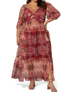 Free Spirit Maxi Dress With Lace Detailing