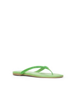 Freja Beaded Strap Flat Thong Sandals