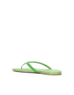 Freja Beaded Strap Flat Thong Sandals