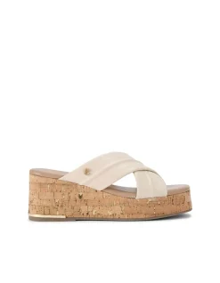 Fresco Cross Wedge Strap Sandal