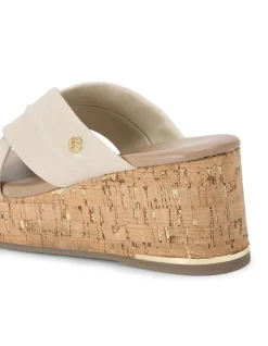 Fresco Cross Wedge Strap Sandal