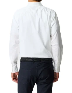 FRESHFORD LONG SLEEVE SPORTS FIT SHIRT - SNOW
