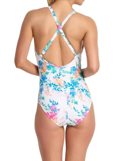 Fresia Hi Neck Cross Strap Mast One Piece Swimsuit