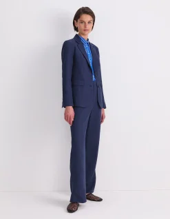 FREYA SHORT LINEN BLAZER