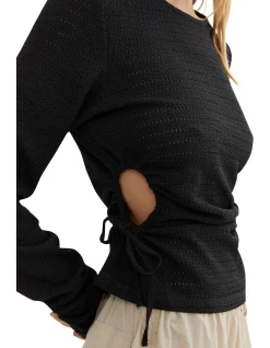 Freya Top with Cut-Out Details