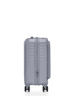 Frontec 54cm Expandable Small Carry-On Suitcase Cool Grey