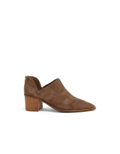 Fuego Suede Block Heel Ankle Boots