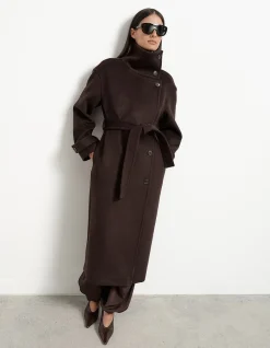 Funnel Neck Coat
