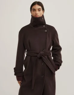 Funnel Neck Coat