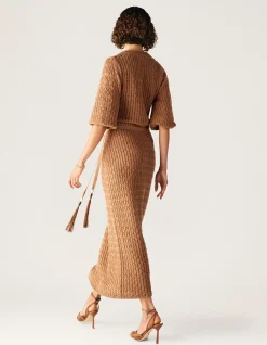 FURILIA KNIT MAXI DRESS