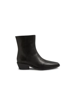 Fyona Chisel Toe Leather Ankle Boots