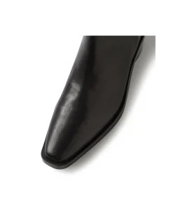 Fyona Chisel Toe Leather Ankle Boots