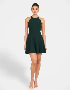 GAB HIGH NECK MINI DRESS