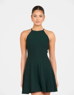 GAB HIGH NECK MINI DRESS