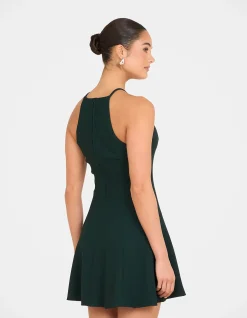 GAB HIGH NECK MINI DRESS
