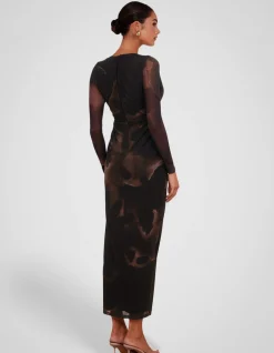 GABRIELLA V-NECK KNOT DRESS