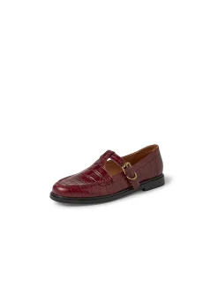 Gahla Croc Strap Mary Jane Loafers