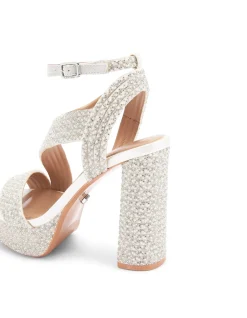 Gala Jewel Leather Platform Heel